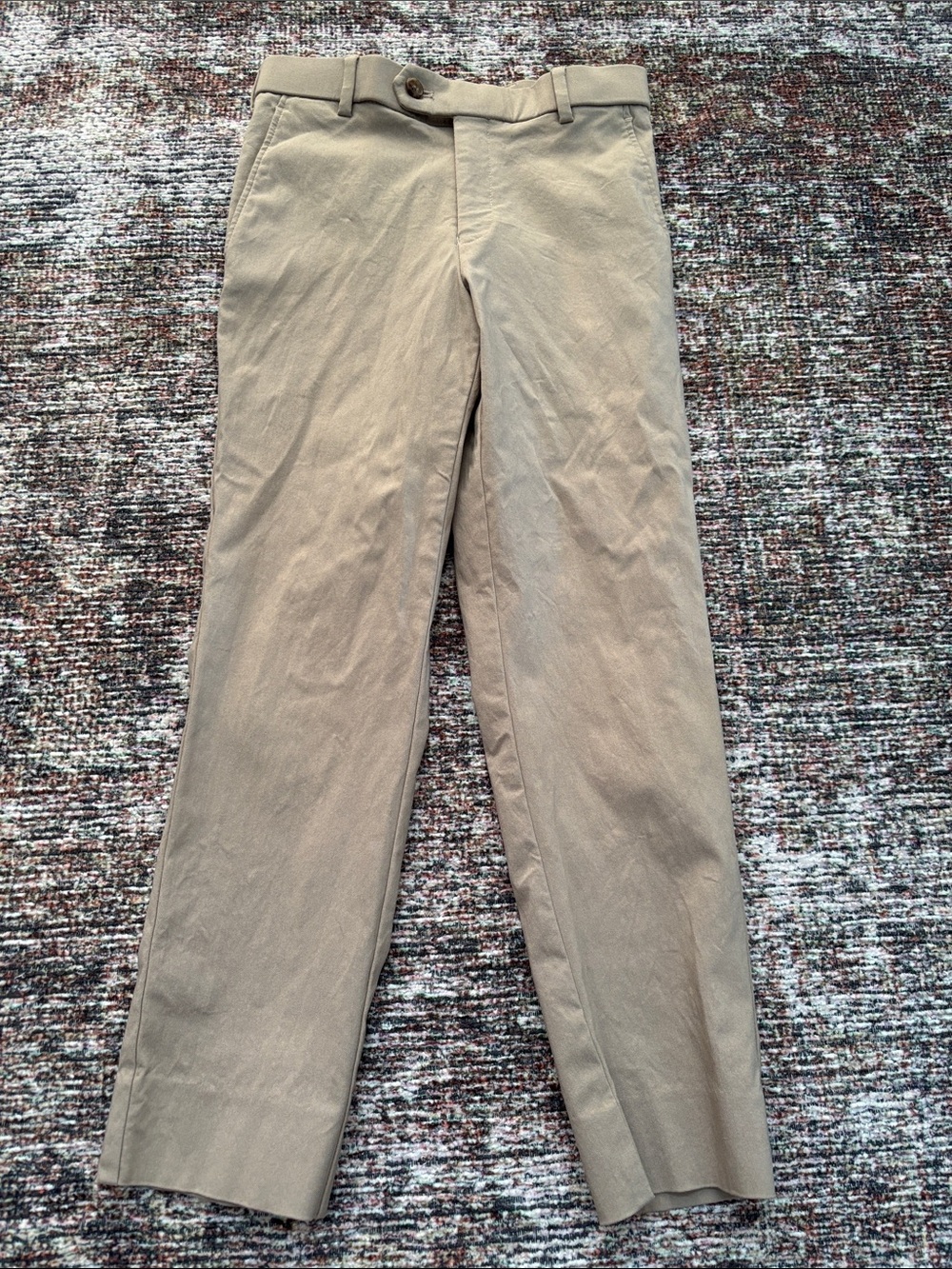 Boys Khaki Casual Trousers - Classic Fit